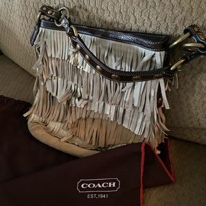 Coach fringe handbag